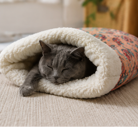Sac Apaisant pour Chat — Confort Ultra-Doux & Anti-Stress