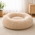 Lit Rond Ultra-Doux pour Chien & Chat — 6 Tailles, Chaleur & Confort Hivernal