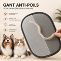 Gant Brosse Anti-Poils Réutilisable pour Chien & Chat — Double Face, Canapé & Vêtements
