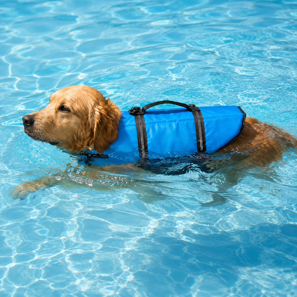 Gilet de flottaison réglable pour chien