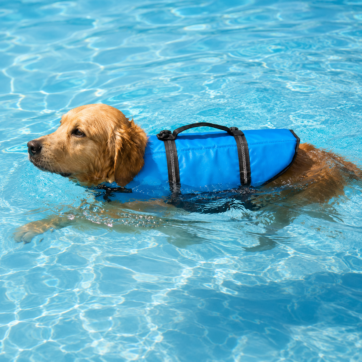 Gilet de flottaison réglable pour chien