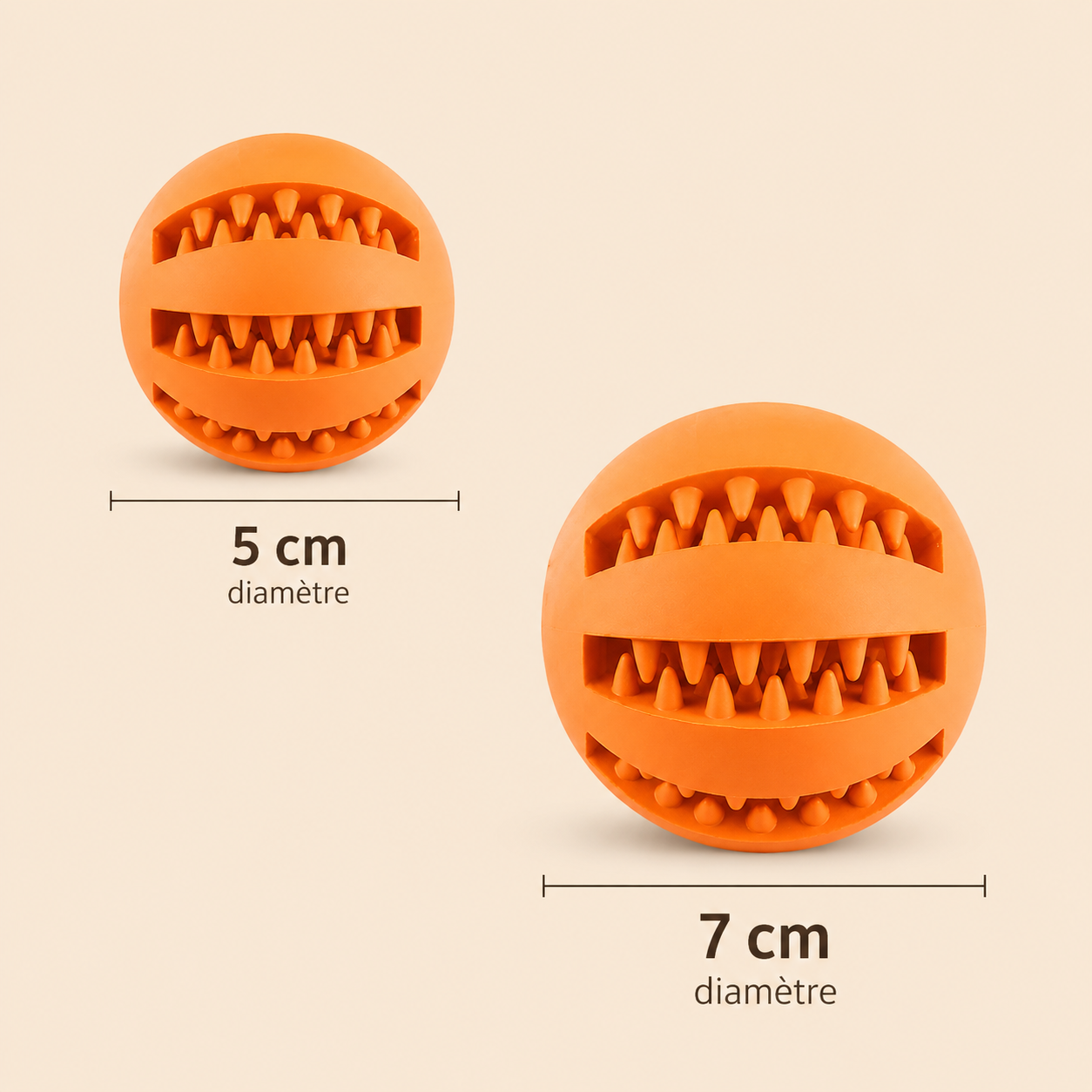 Balle distributrice de friandises pour chien