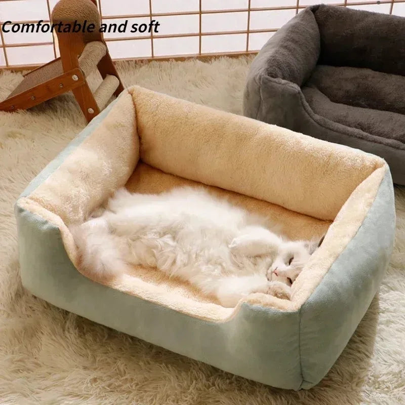Corbeille Moelleuse pour Chien & Chat — 5 Tailles, Respirante & Lavable en Machine