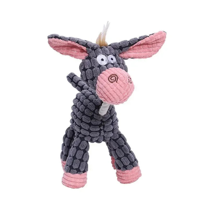 Jouet peluche sonore pour chien - formes animaux
