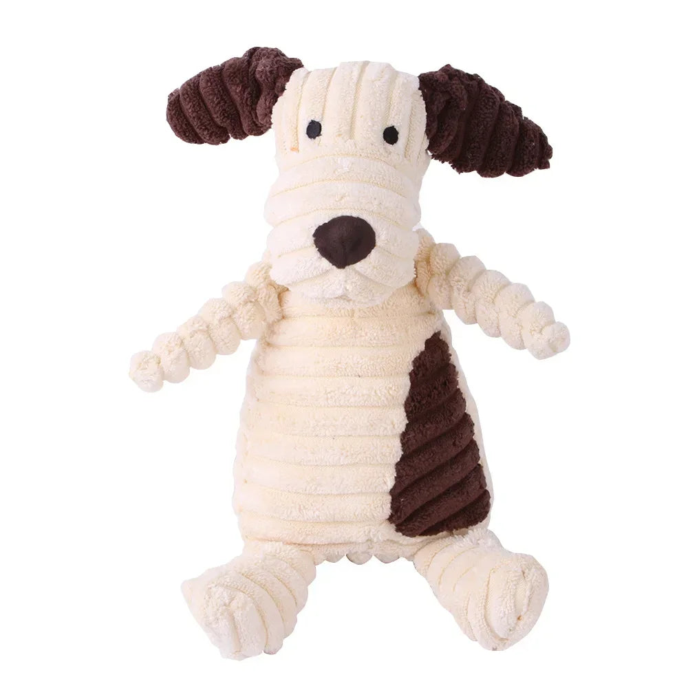 Jouet peluche sonore pour chien - formes animaux