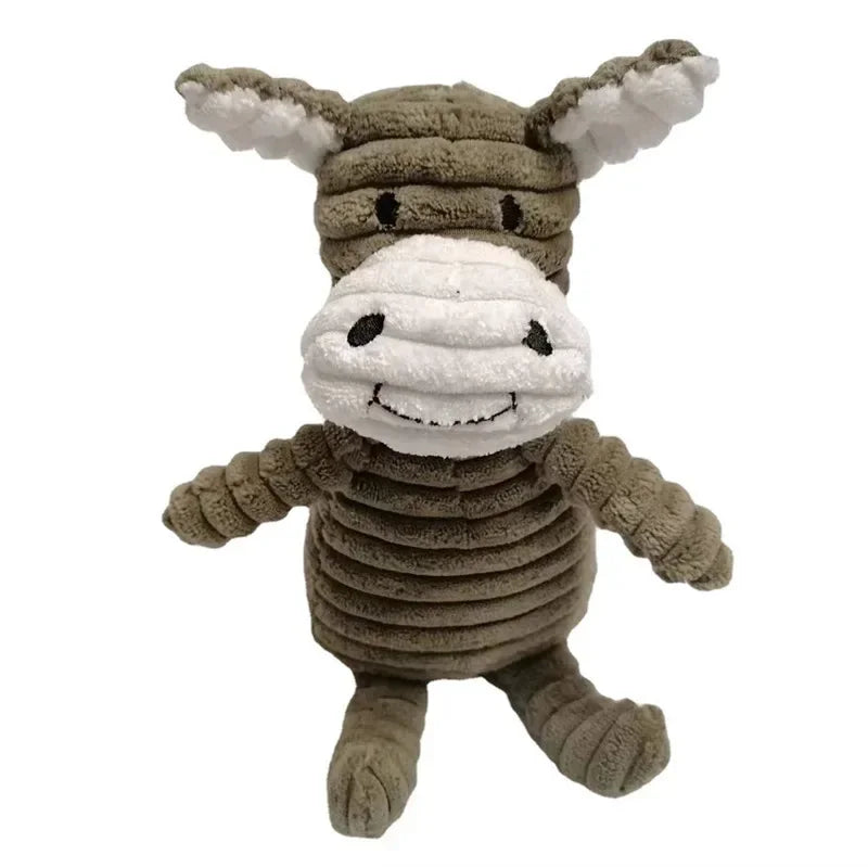 Jouet peluche sonore pour chien - formes animaux