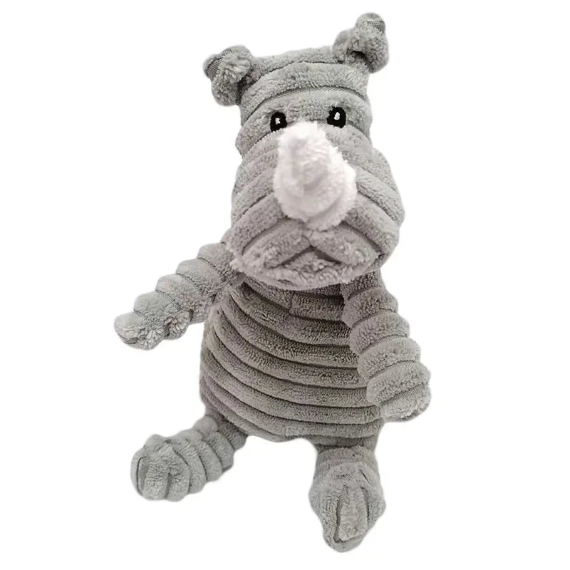 Jouet peluche sonore pour chien - formes animaux